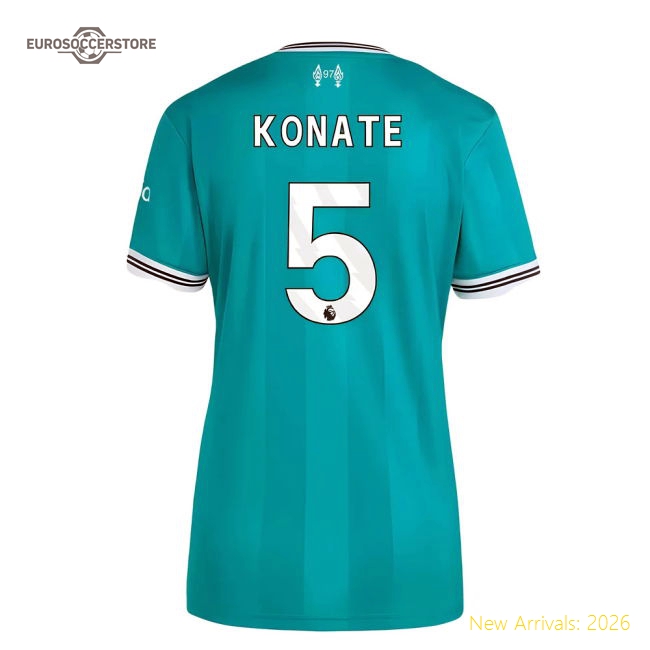 Liverpool Womens Konate Sophisticated Jersey Drycell Lightweight