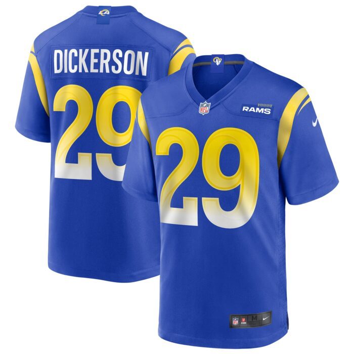 Men's Los Angeles Rams Eric Dickerson Nike Royal Game Reti...