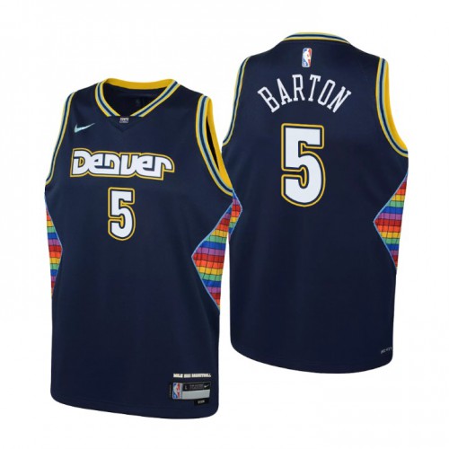 Nike Denver Nuggets #5 Nuggets Jersey - Material Basketball Jersey