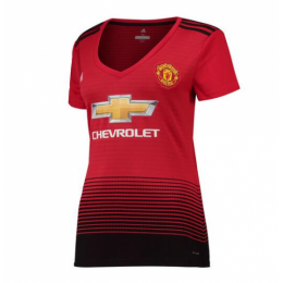 18-19 Manchester United Home Red Women's Jersey Shirt - Official