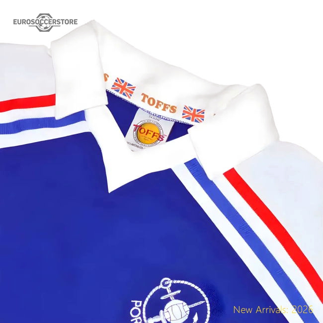 1980-1982 Portsmouth Home Retro Football Soccer Shirt Fan Edition
