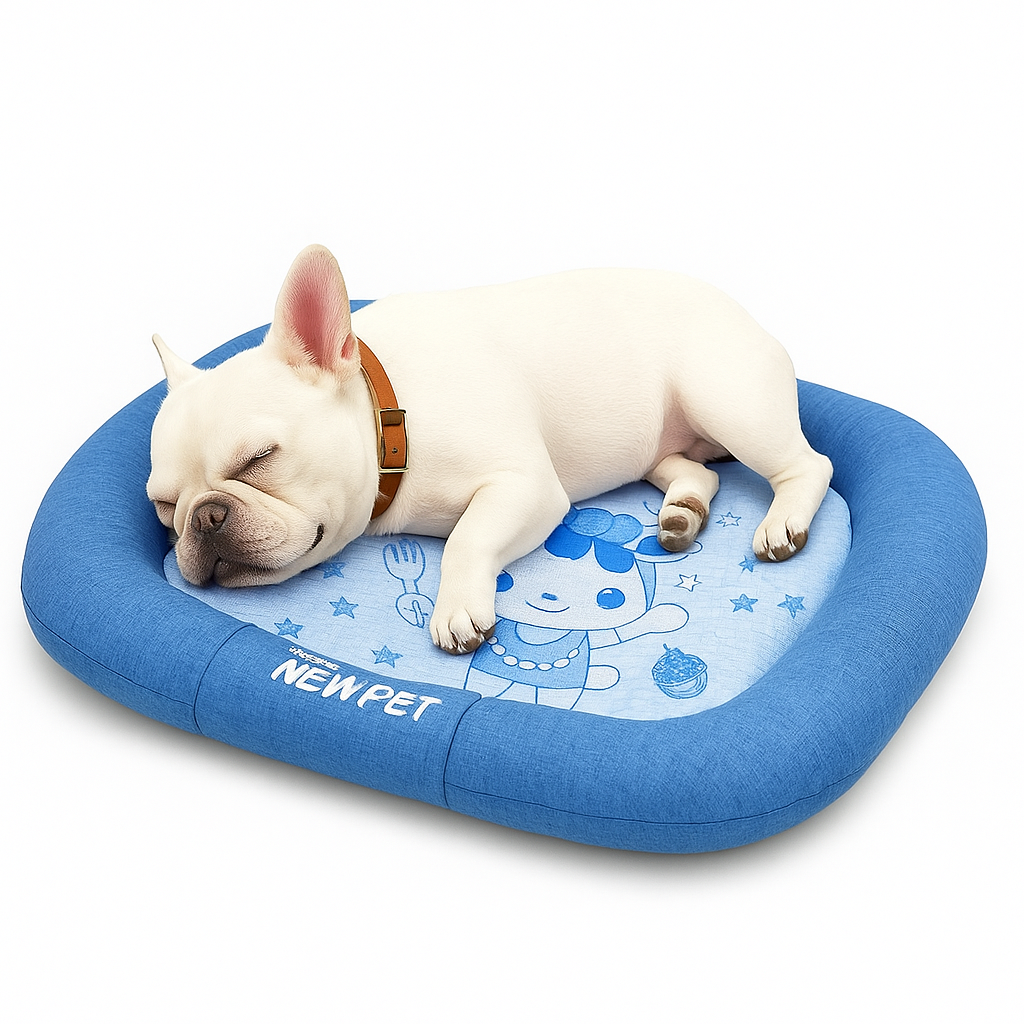 Secure-Fit Comfuria Cozy French Bulldog Bed Pad – Rectangular Shape F...