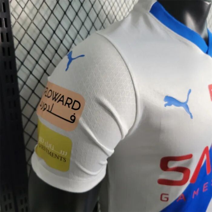 2324 Al Hilal Saudi Nermar Jr 10 Away Soccer Jersey Football Shirt