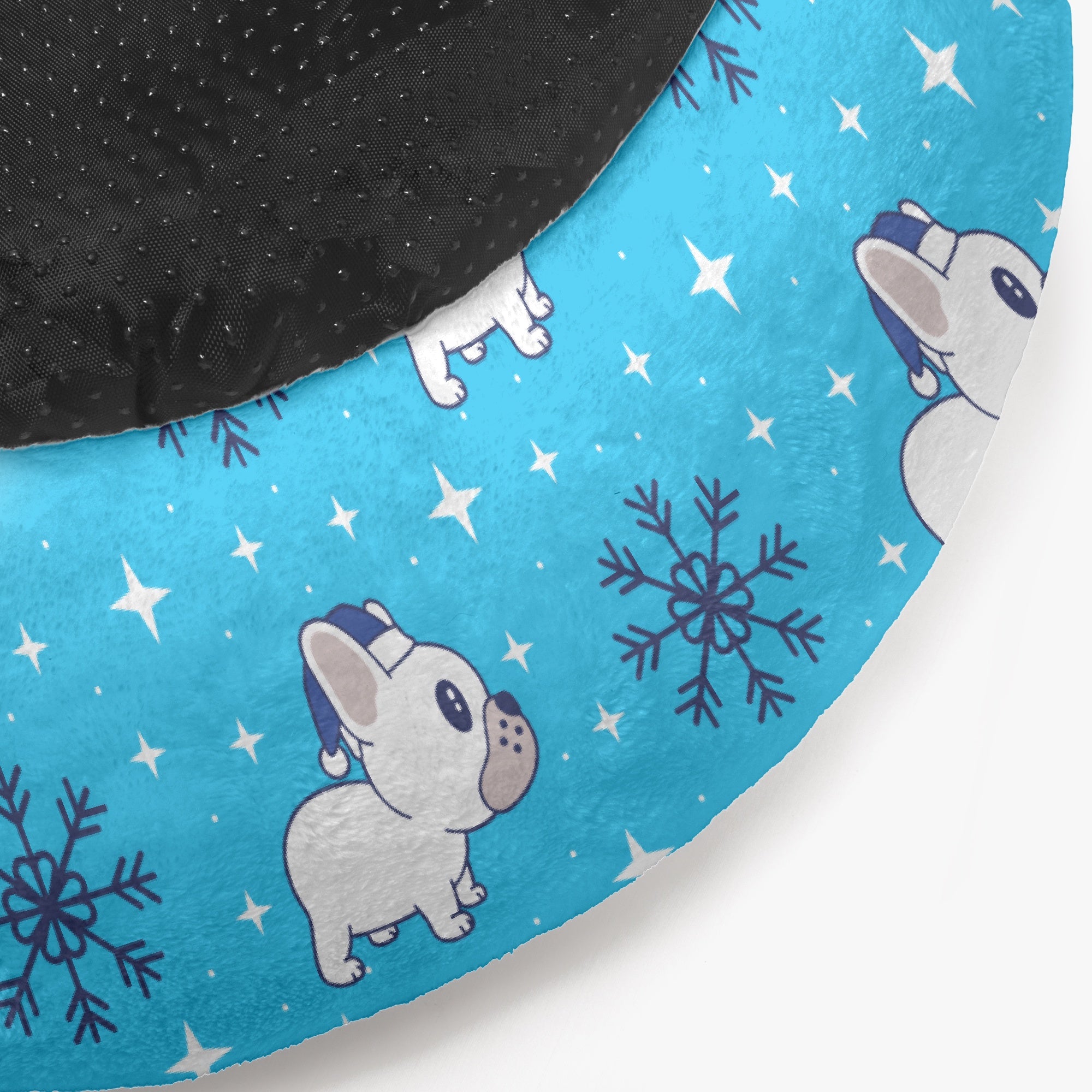 Bed | Anti-anxiety French Bulldog Donut Bed Indoor Use | Vet-recommended