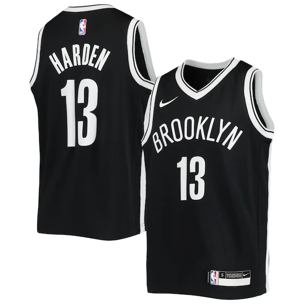 James Harden BKN Swingman Jersey - vintage Basketball - Black