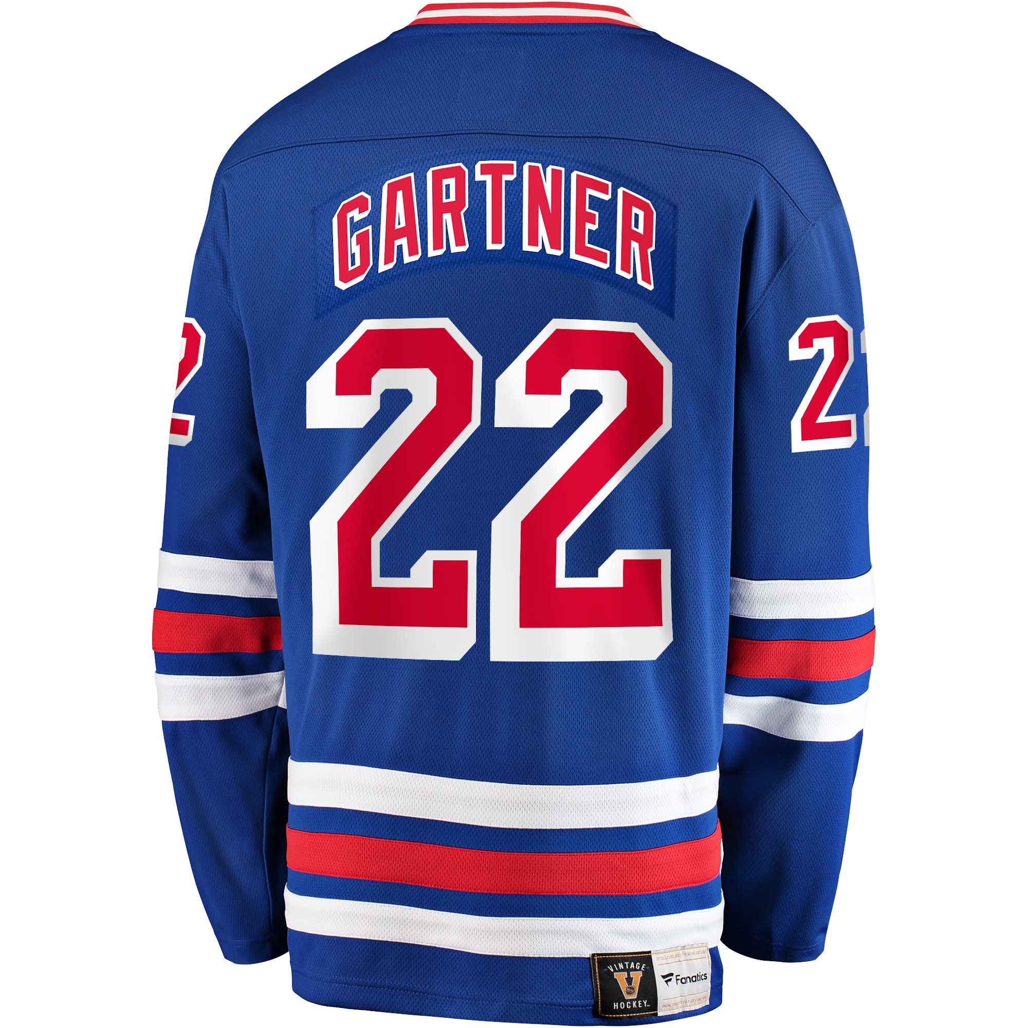 [LK] Mike Gartner New York Rangers Premier Breakaway Retired Player Jersey - Blue