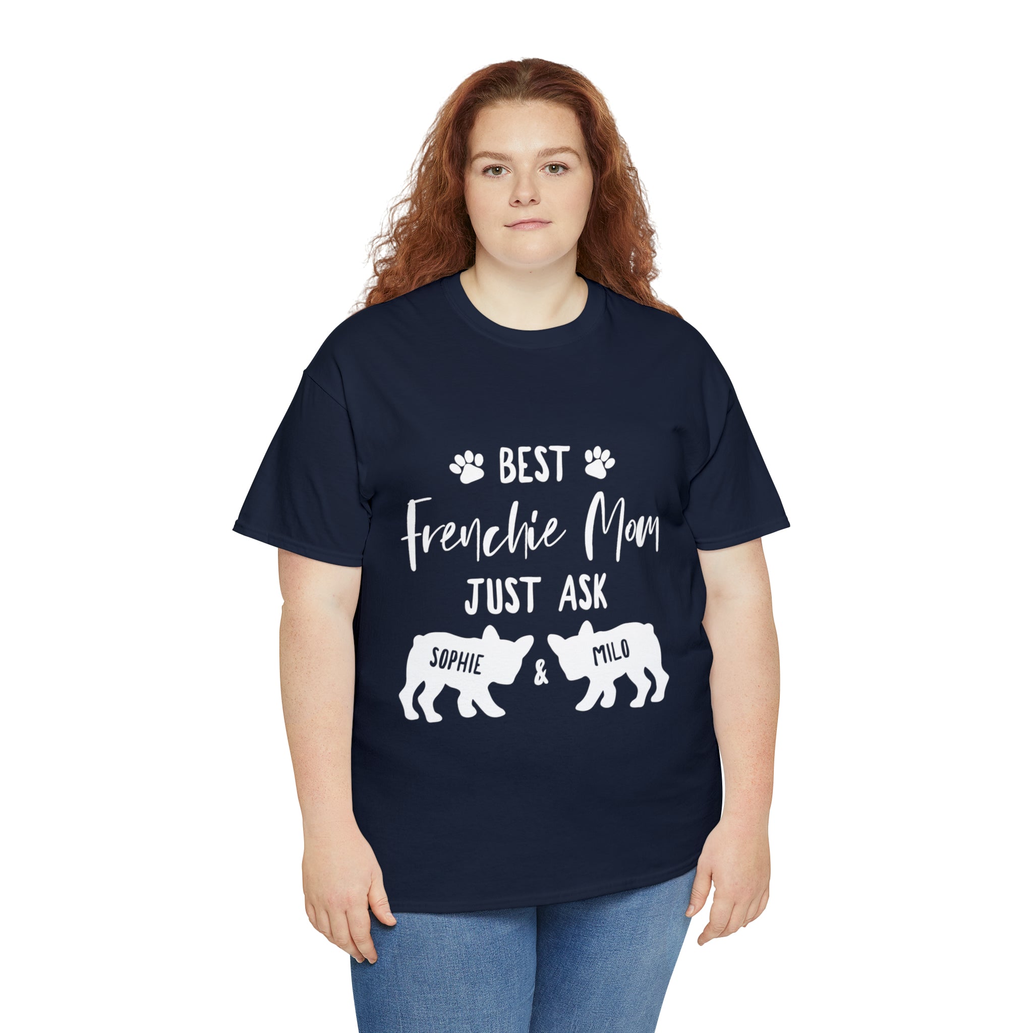 Personalized T-shirt Wit Frenchies Names Outdoor Style | Comfy Fit