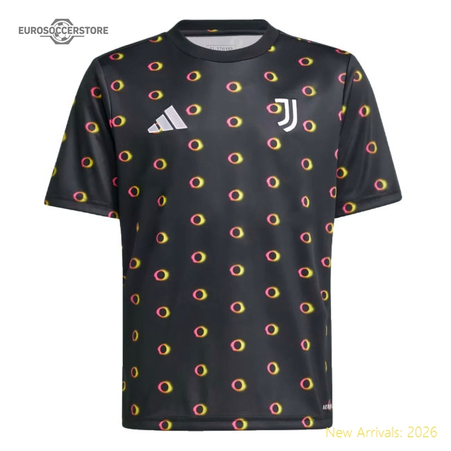 Luxury 2024-2025 Black And Whites Pre-match Shirt (black)