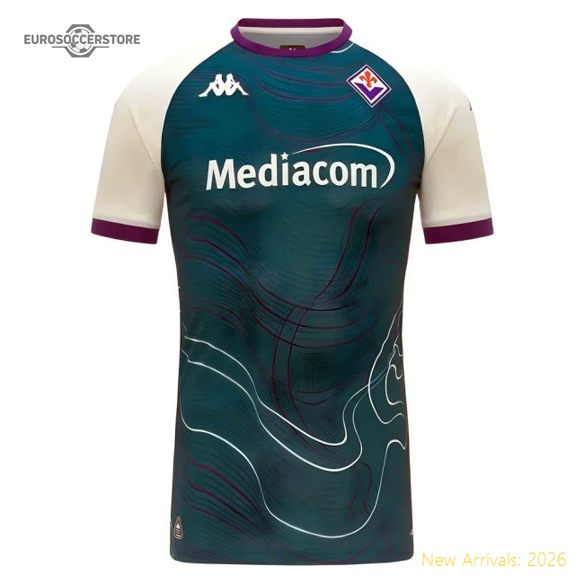 Popular 2025-2026 Fiorentina Pre Match Shirt (Turquoise)