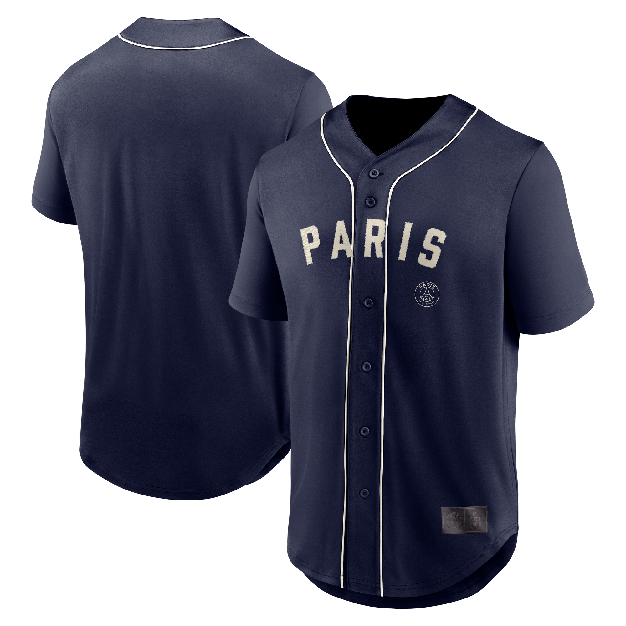 [SJH] Paris Saint-Germain Oversized Baseball Jersey - Navy