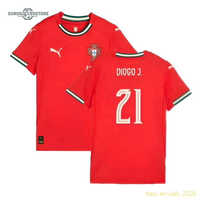 Football Team Diogo J. Premium Ladies Jersey Smart Fabric Breathable