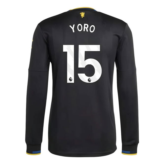 2025-2026 Man Utd Authentic Long Sleeve Third Top (Yoro 15)