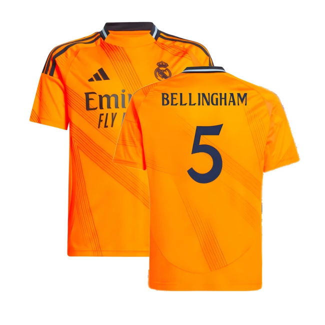 Kids Premium Real Madrid 2024-2025 Away Kit (Bellingham 5)