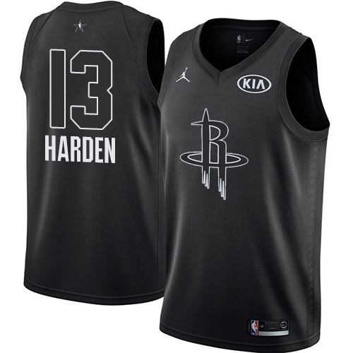 Superior Rockets #13 James Harden 2018 Icon NBA Swingman Jersey Black