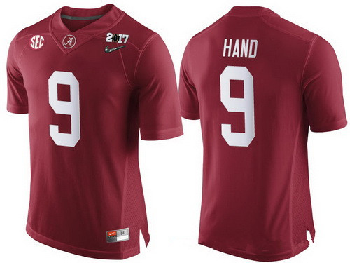 Men's ALA Tide Red 2017 comfortable None #9 official Jersey breathable