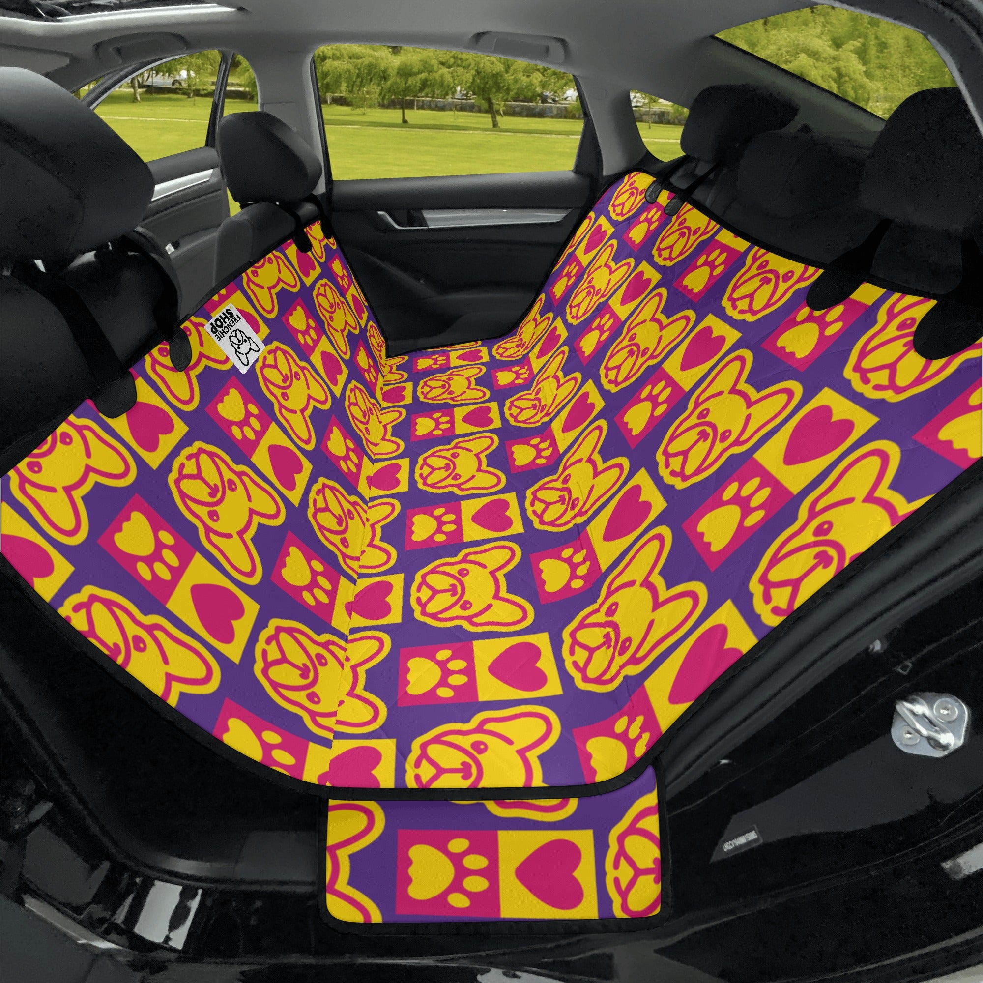 Quincy - Car Pet Seat Covers for french bulldog