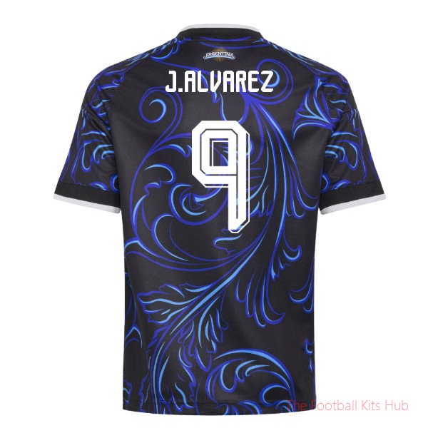 [LK] 2026/27 Argentina Away Shirt (Kids) (J.Alvarez 9)