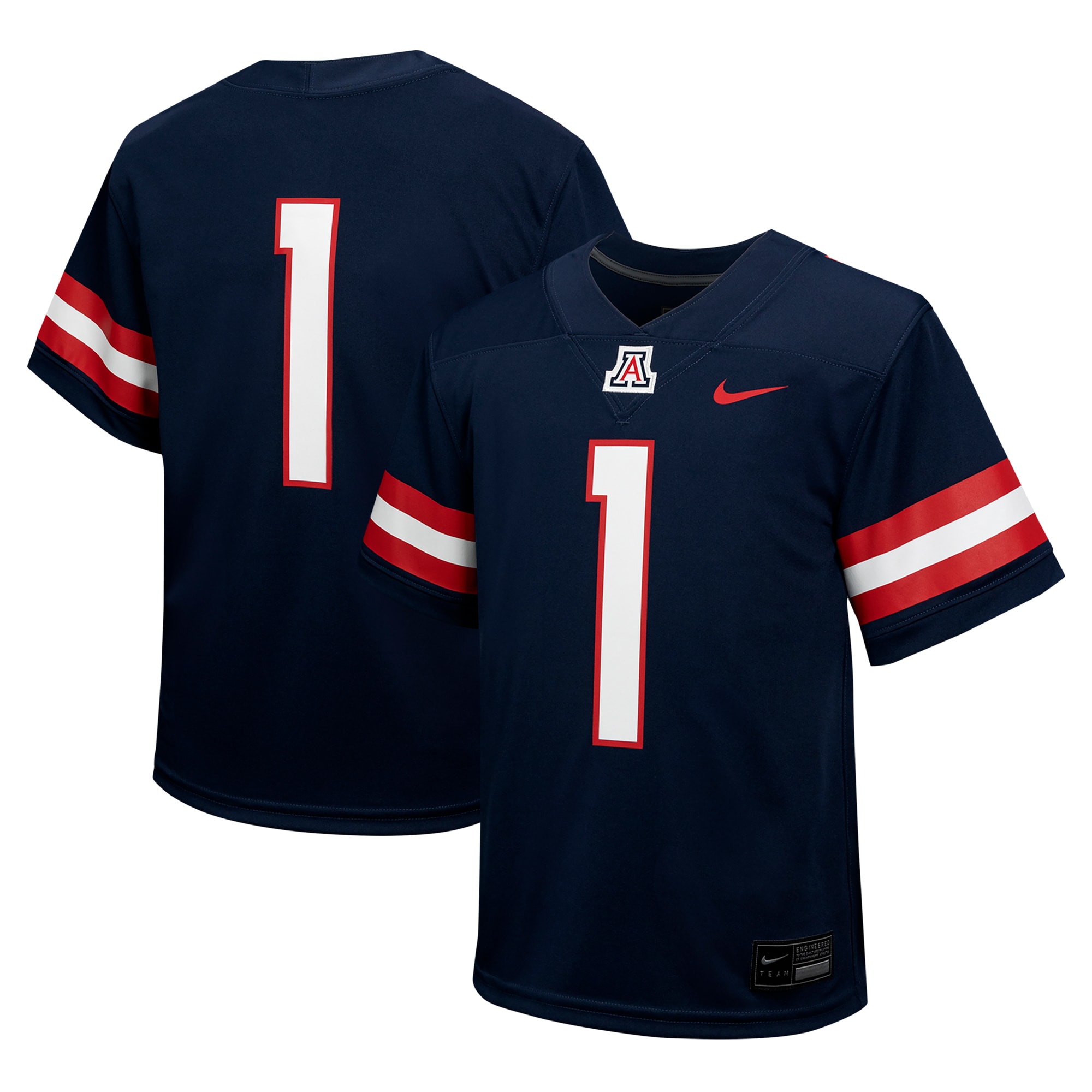 [Youth] Arizona Wildcats #1 Football Jersey - Navy | Stadium Series 2026