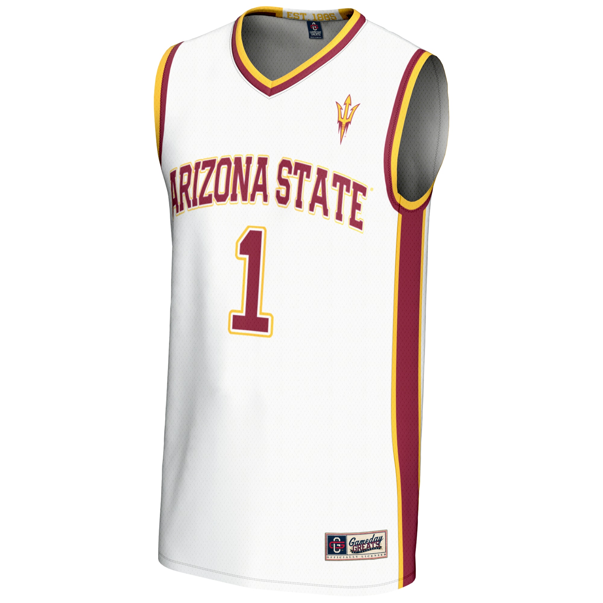 [NJP] Arizona State Sun Devils GameDay Greats Lightweight Basketball Jersey - White