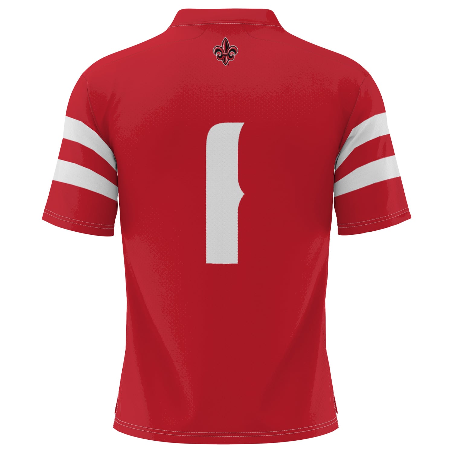 Men's #1 Red Louisiana Ragin' Cajuns Football Jersey
