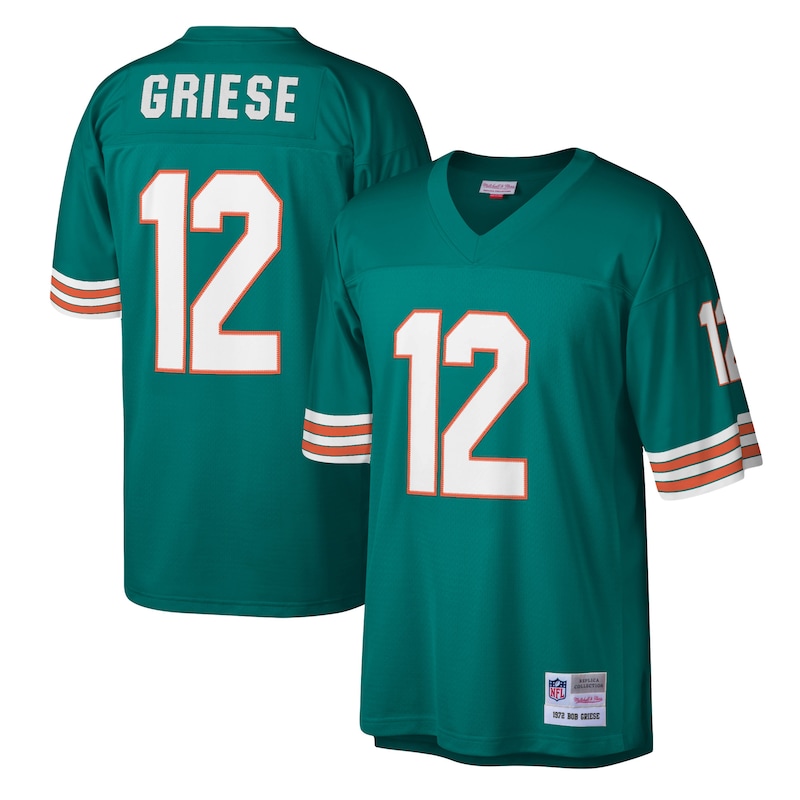 None Bob Griese MIA Dolphins High-Quality Fan Favorite Football Appare