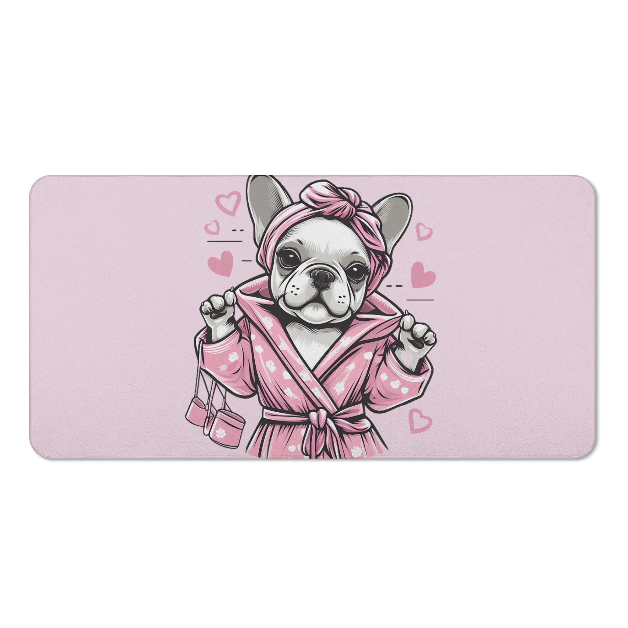 Frenchie-Fan Culture-Inspired Durable Willow - Bath Towel as a Gift