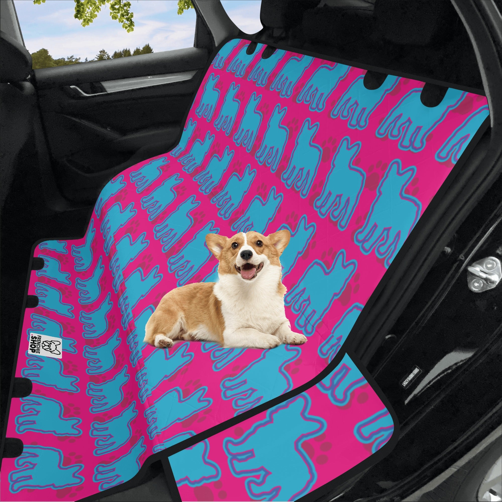 Stylish Teeny - Car Pet Seat Covers For French Bulldog for Everyday Wear