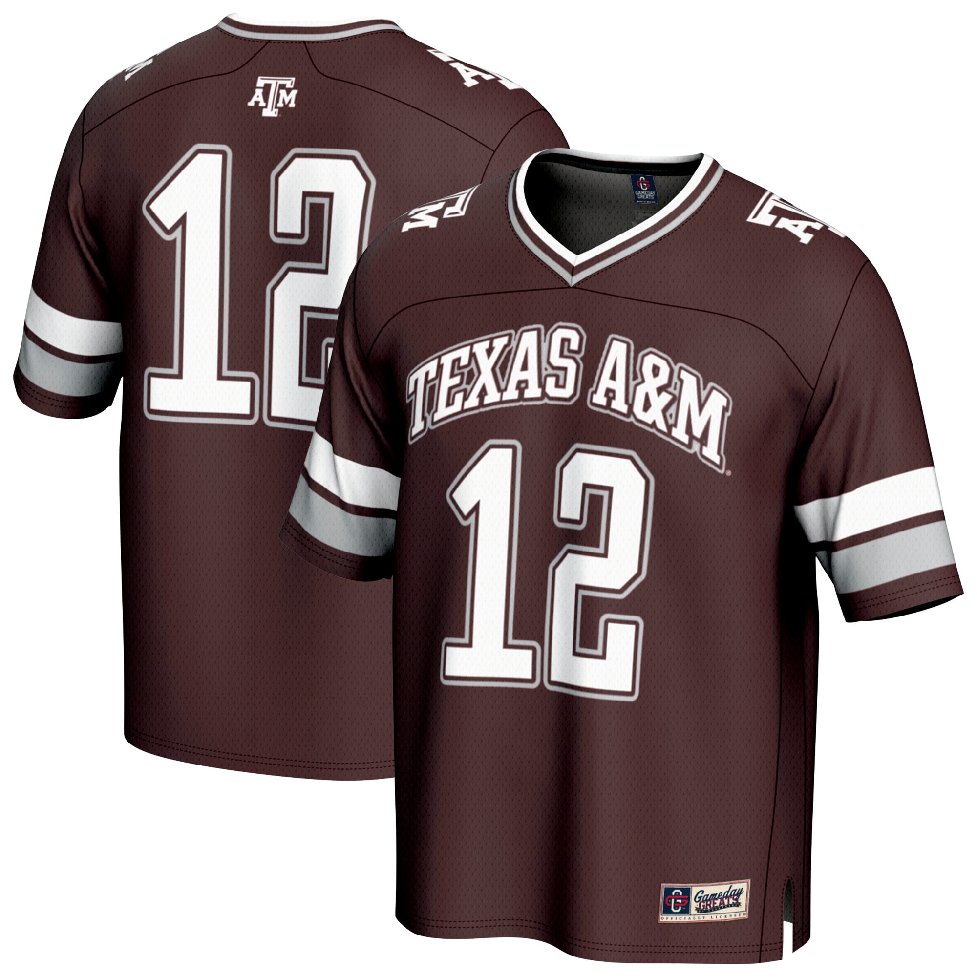 [NJP] Texas A&M Aggies GameDay Greats Youth Lightweight Collegiate Football Fashion Jersey - Maroon