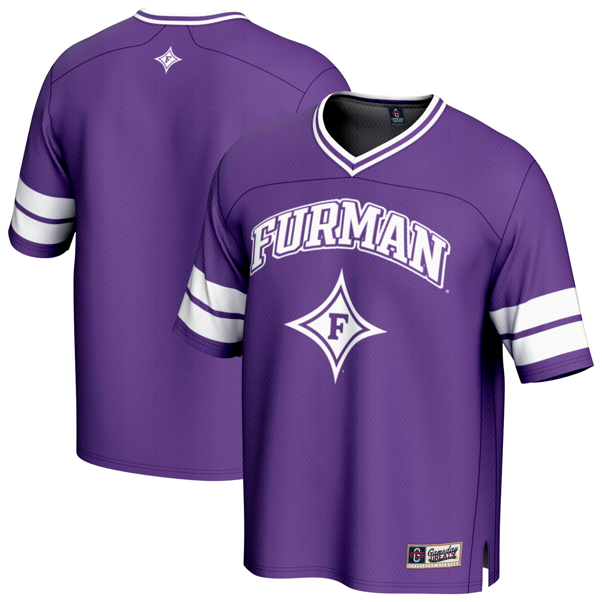 Unisex Purple Furman Paladins Spirit Football Jersey
