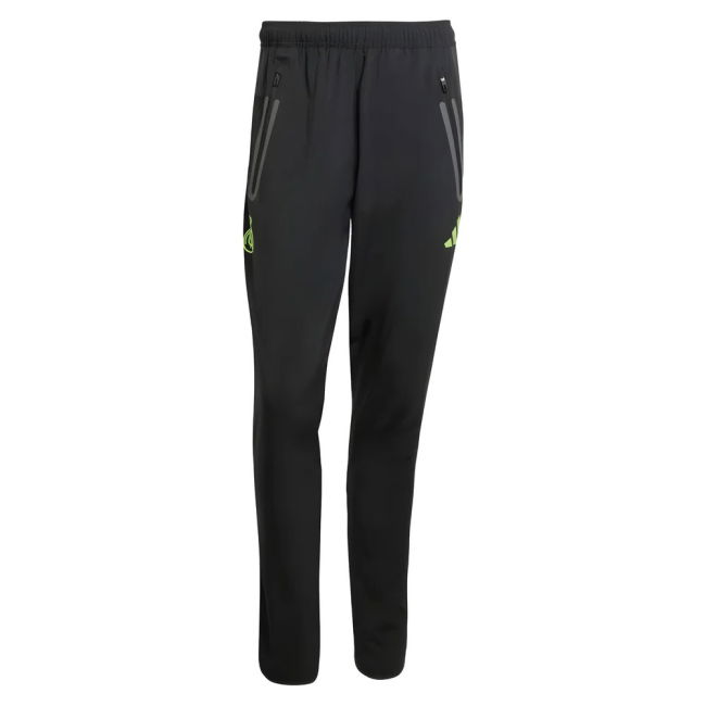 2025-2026 Real Madrid Pro Vis Tech Travel Pants (Black)