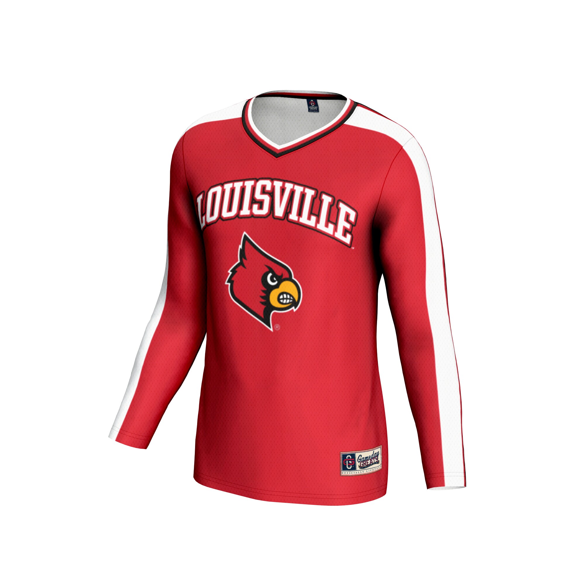 [DDG] Louisville Cardinals GameDay Greats Youth #1 Lightweight Volleyball Fashion Jersey - Red