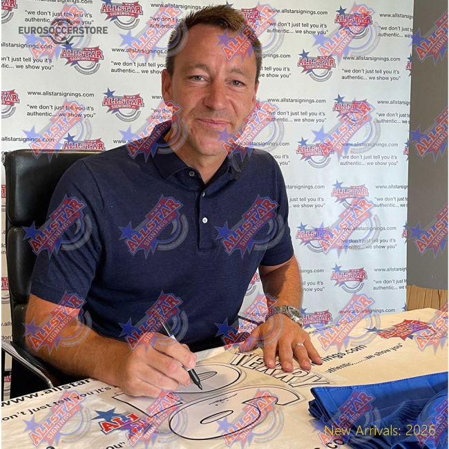 Terry Signed Game Wear Jersey Stadium Approved Supporter Exclusive