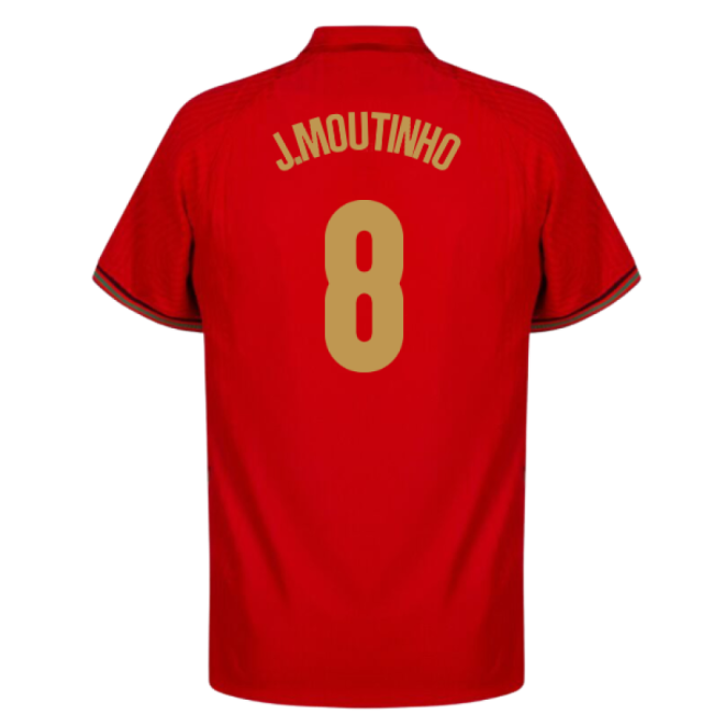 2020-2021 Portugal Home Shirt (J.Moutinho 8) Euro Performance