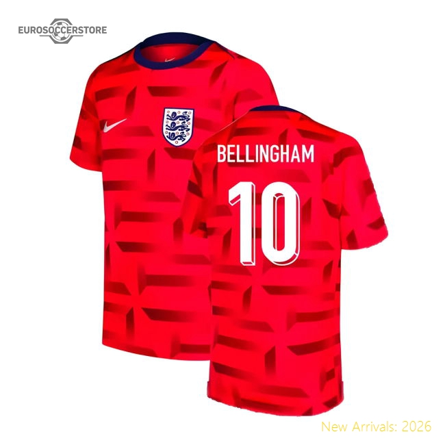 England 2024-2025 Regular Jersey - Official Breathable Ventilation