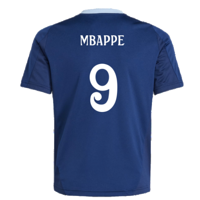 Fan-Favorite 2024-2025 Real Madrid Training Jersey (Navy) - Kids (Mbappe