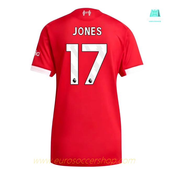 2025-2026 Liverpool Authentic Home Shirt (Womens) (Jones 17)