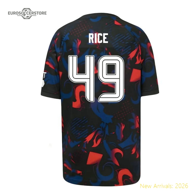 Gentle Kids Football Team Rice Jersey 2024-2025 Moisture-wicking
