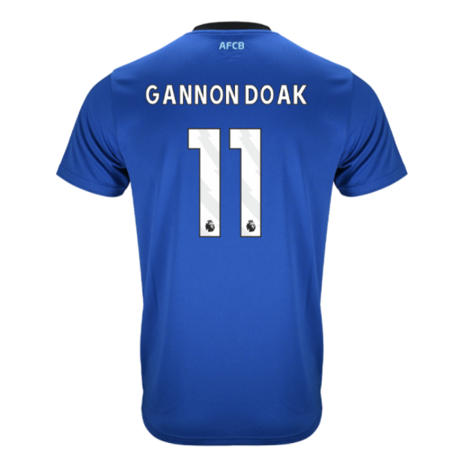 Licensed Bournemouth Bournemouth Away Shirt Gannon Doak #11 Pro Se...