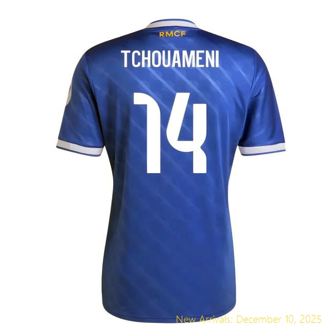 2025-2026 Real Madrid Third Shirt - Durable Jersey (Tchouameni 14)