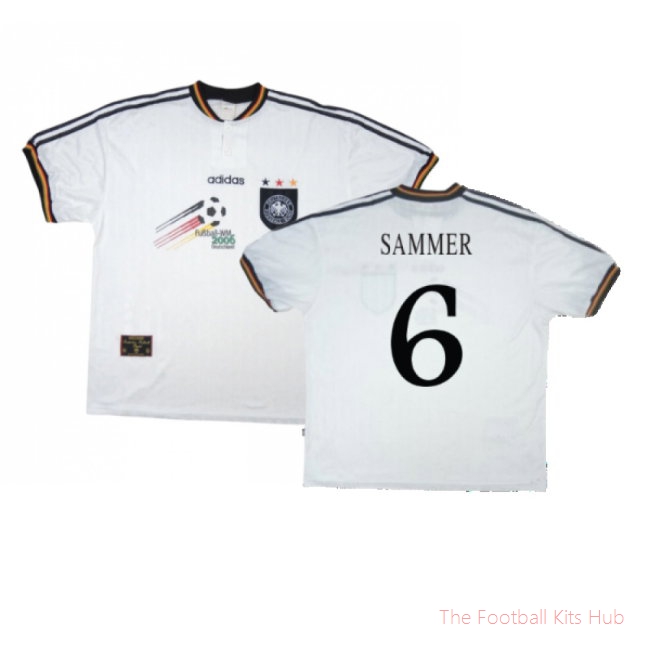 Germany 1996-98 Home WM06 Shirt (S) (Excellent) (Sammer 6)