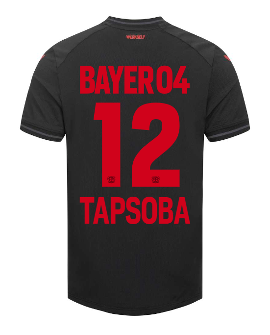 Bayer 04 Leverkusen TAPSOBA 12 Home Jersey 23-24 Season