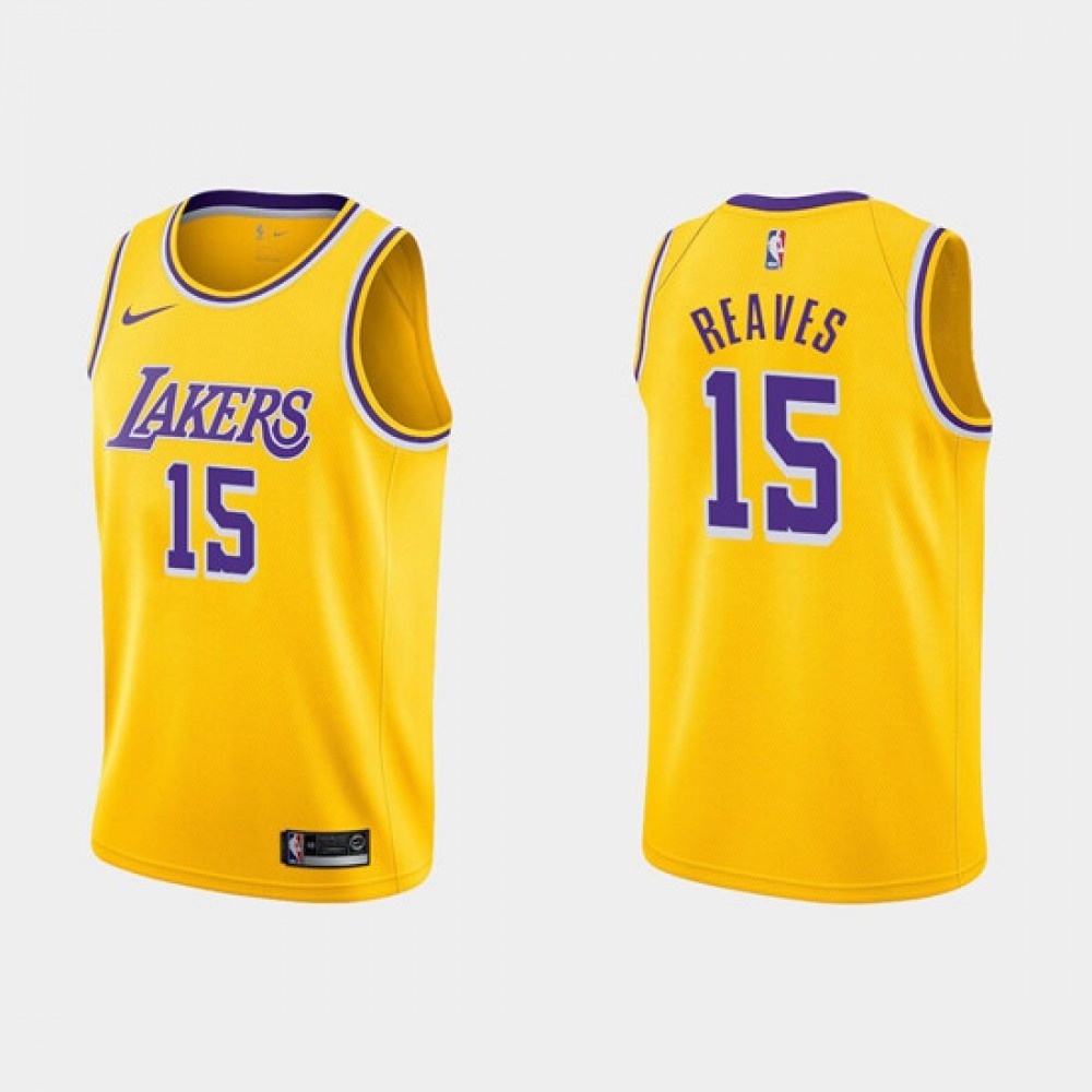 Limited Edition 15 Los Angeles Lakers Yellow Jersey - - NBA Collection