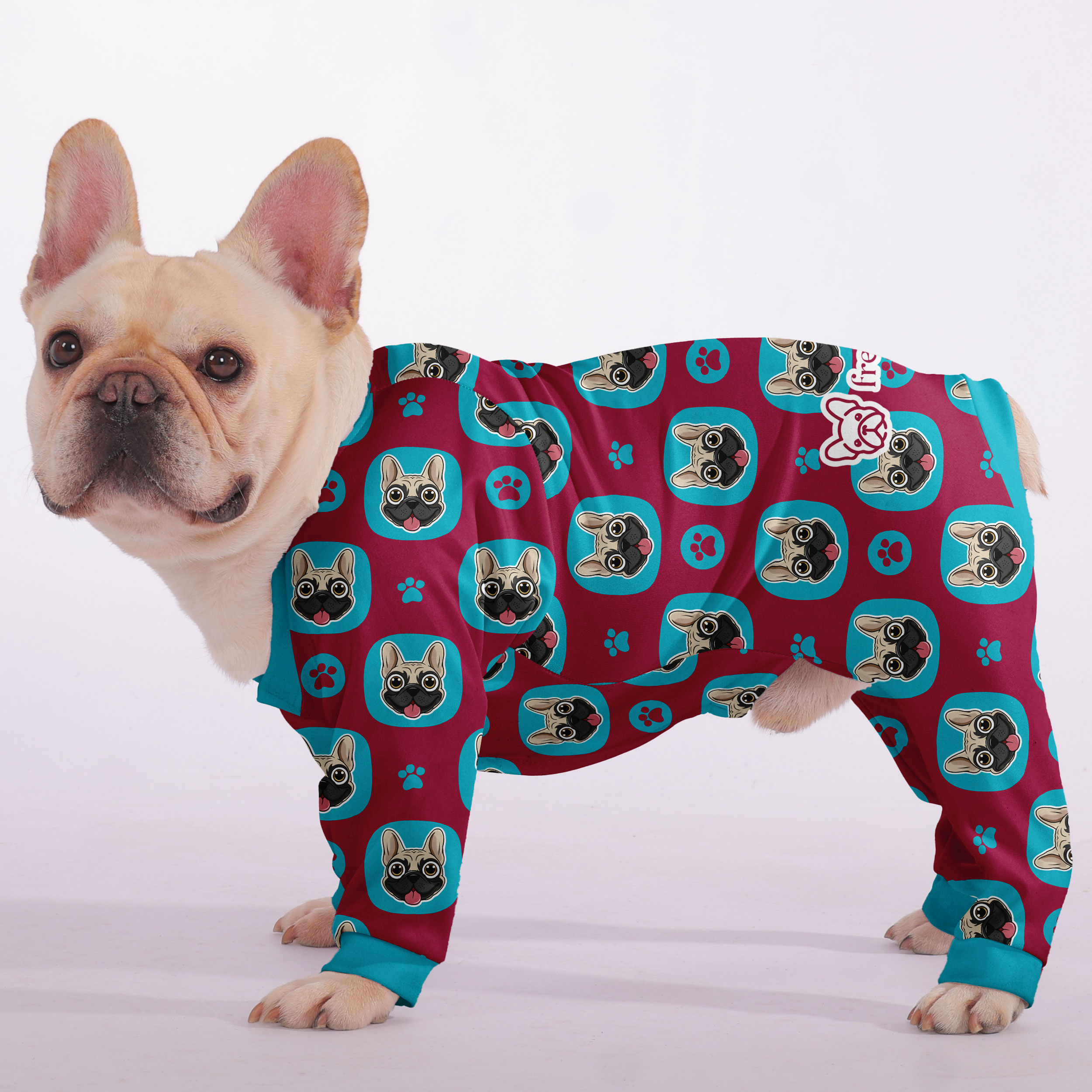 Durable Romeo - Frenchie Pajamas – Ultra-soft, Cozy, & Adorably Styli...