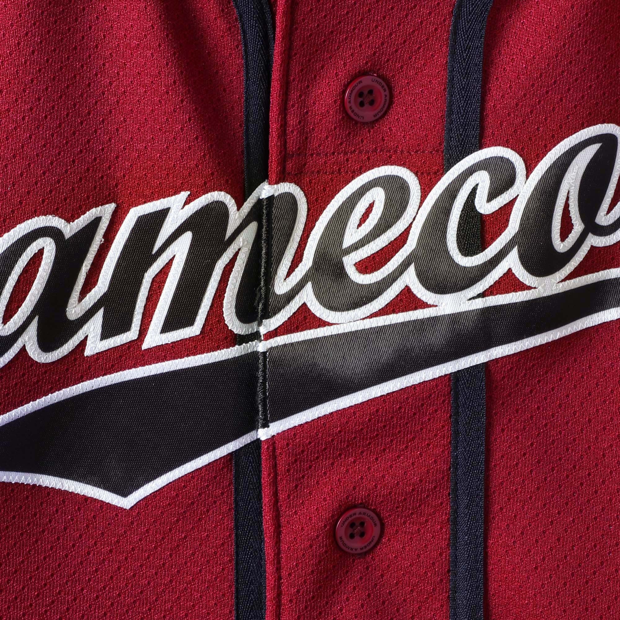 South Carolina Gamecocks Under Armour Performance Replica Baseball Jersey - Garnet