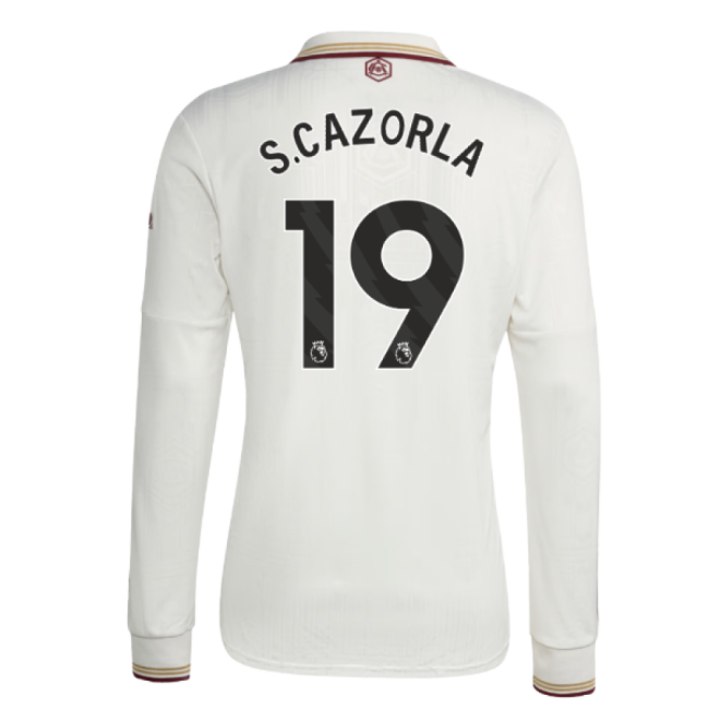 2025-2026 Arsenal Long Sleeve Third Shirt (S.Cazorla 19)