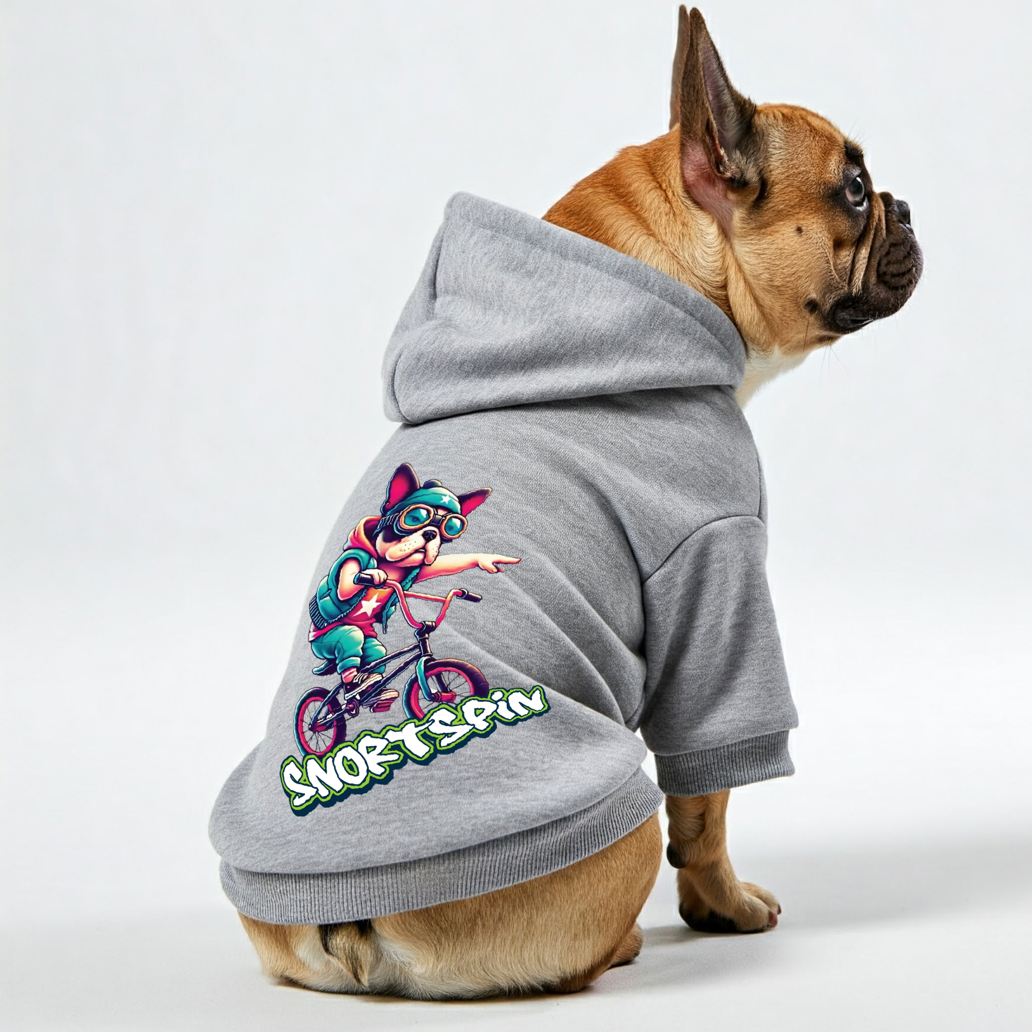 Lifestyle-Driven Snortspin - Personalized French Bulldog Hoodies With...