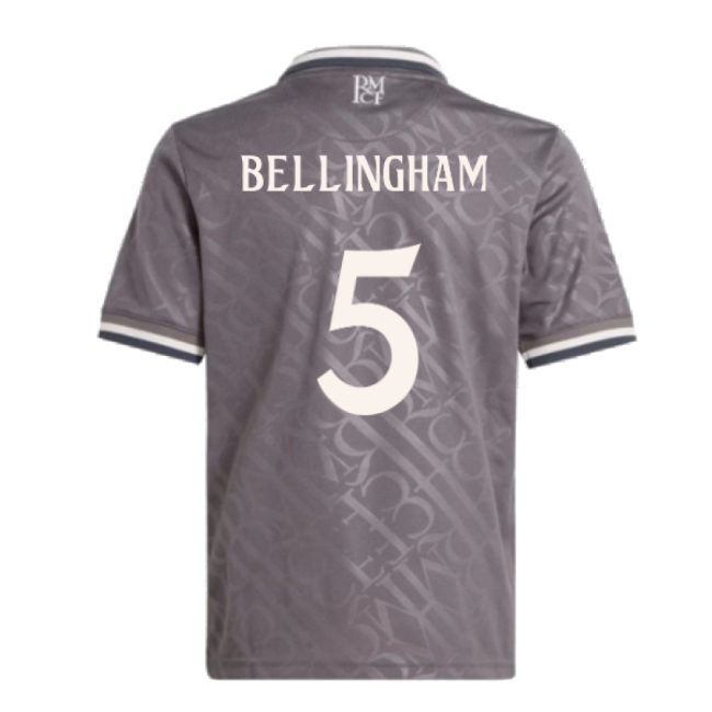 2024-2025 Real Madrid Third Official Bellingham Performance Fabric