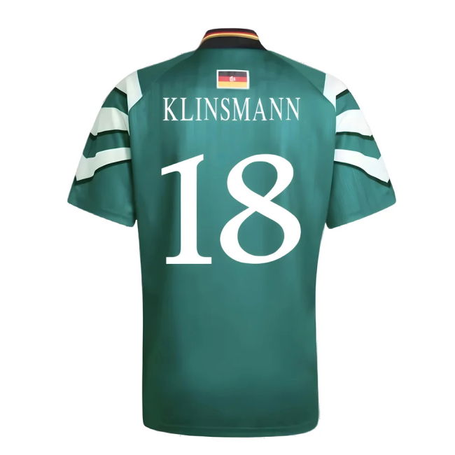 Germany Soccer Team Replica Jersey - Adults Version (Klinsmann 18)