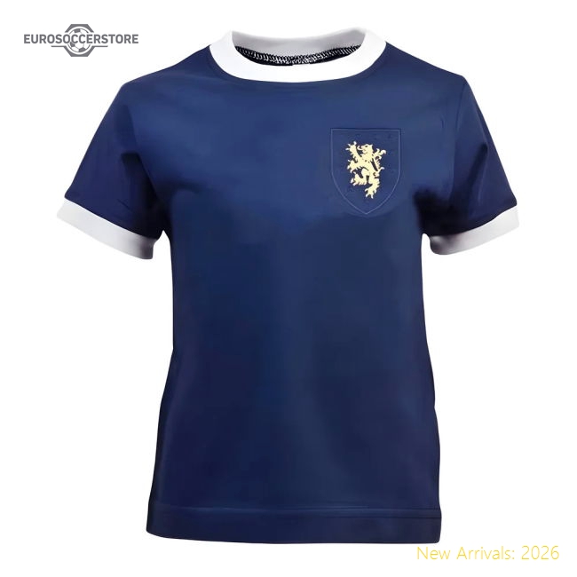 Comfortable Kids Football Team Kids Scotland Jersey 2024-2025
