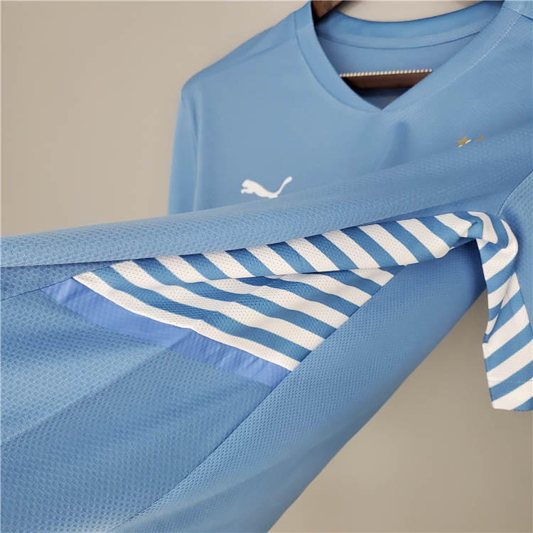 Uruguay 2021 Home Kit Soccer Jersey Blue Football Shirt - Official